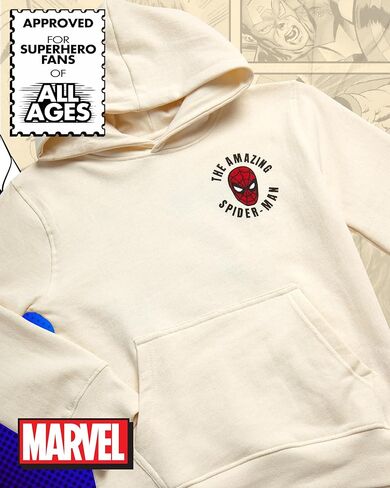 سويت شيرت Marvel Boys Super Hero - Spider-Man، Thor، Hulk، Iron Man Graphic Pullover Hoodie (8-16) in Kuwait