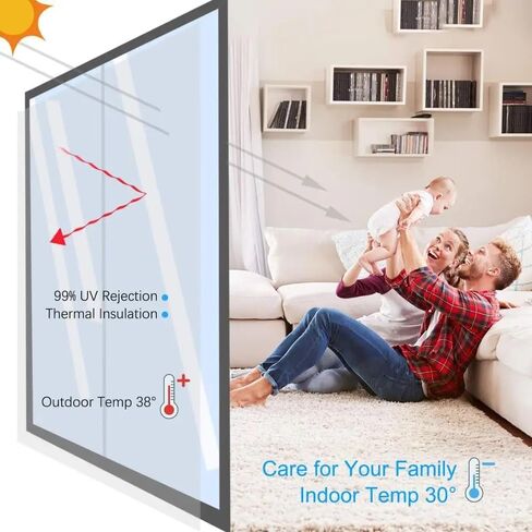 20incx100ft (20inch x 1200 inch) One Way Uncut Roll Window Tint Film Mirror Privacy UV Reflective Car Home Office Glass Scratch Resistant Film,for Privacy and Heat Reduction in Saudi Arabia