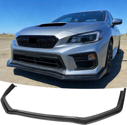 جناح مصد الشفاه الأمامي مناسب لملحقات Subaru WRX STI/Base/Premium/Limited/ 2015-2021، طقم جسم ذقن هوائي مكون من 3 قطع من ألياف الكربون in Saudi Arabia