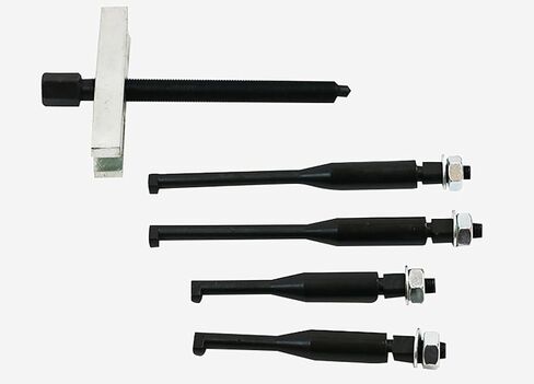 مجموعة أدوات سحب عجلة القيادة، مجموعة أدوات إزالة ضاغط لوحة القفل من الفولاذ الكربوني، مجموعة أدوات إزالة عجلة قيادة السيارة لمعظم المركبات، مسافة قابلة للتعديل من 1.5 إلى 3.3 بوصة in Kuwait