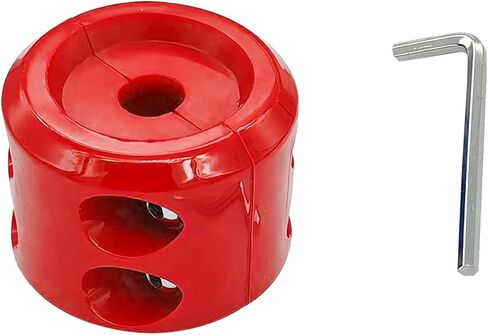 Car Rubber Winch Stopper for ATV UTV Truck, Cable Saver Hook Stopper Line for Synthetic Rope, Bump Shock Saver Dampener with Stainless Steel Screw and Nut (Red) in Saudi Arabia