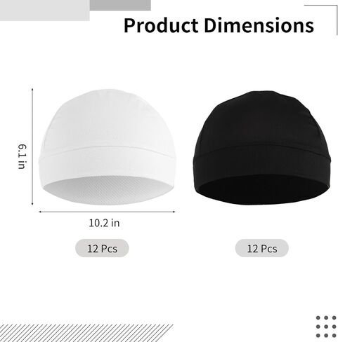 Mesh Cycling Beanie, 24-Pack, Wicking, Breathable, Great! in Kuwait