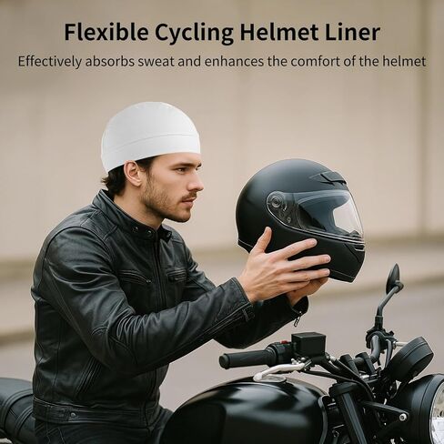 Cycling Beanie Cap 24-Piece Set - Breathable, Wicking, Elastic in Kuwait