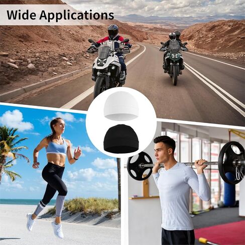 Cycling Beanie Cap 24-Piece Set - Breathable, Wicking, Elastic in Kuwait