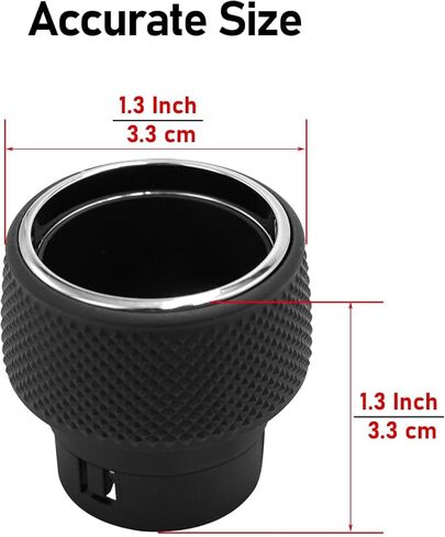 TTCR-II Compatible with 2014-2021 Jeep Grand Cherokee Volume Tune Knob Replacement, 1 PC for Grand Cherokee WK2 Volume Browse Knob 2014 2015 2016 2017 2018 2019 2020 2021 (05091840AF-D) in Saudi Arabia