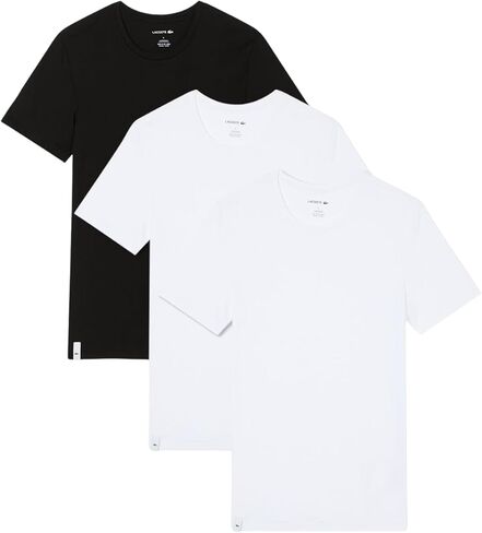 Lacoste Mens 100% Cotton Slim Fit Crew Neck Undershirt in Saudi Arabia