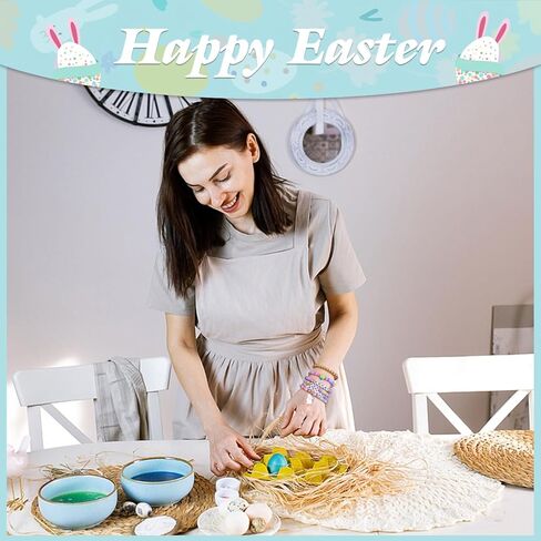سلة عيد الفصح هدايا للنساء سعيد هوب عيد الفصح الأرنب سوار الطين حبة تكويم سوار لطيف الربيع مجوهرات اكسسوارات حزب الحسنات in Saudi Arabia