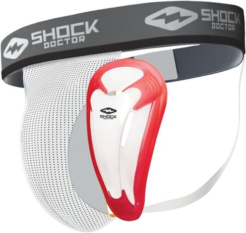 Shock Doctor Jock Strap Supporter with BioFlex Cup Included. Core Protective Sports Athletic Cup. Adult Men & Youth Sizes in Saudi Arabia