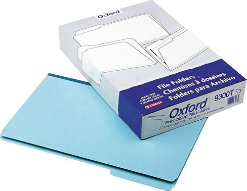 Pendaflex 9300T13 مجلدات ملفات قابلة للتوسيع، 1/3 قطع علوية، قانوني، أزرق (صندوق من 25) (9300T 1/3) in Kuwait