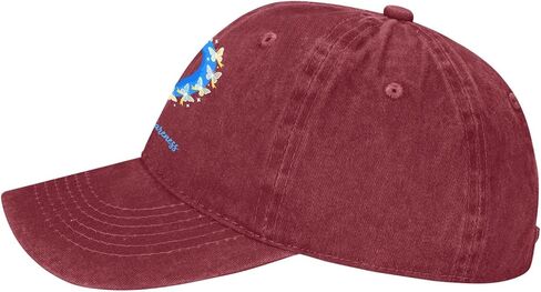 Butterflys Down Syndromes Awareness Hat for Men Classic Washed Distressed in Saudi Arabia