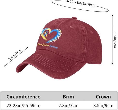 Butterflys Down Syndromes Awareness Hat for Men Classic Washed Distressed in Saudi Arabia