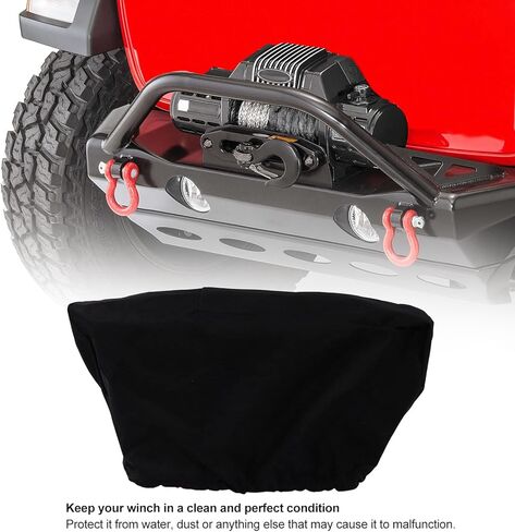 Winch Protection Cover - ​ and ​ark>UV​ ​ Soft Polyester Cover for Universal Winches 8000-12000lbs in Saudi Arabia