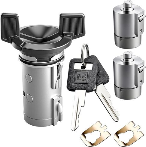 Ignition Switch & Door Lock Cylinders with Keys fit for 1982-2002 Chevy, for 1982-2000 GMC, for 1985-1991 Buick, for 1985-1987 Cadillac, Replace OE 924-791 12300443 D1414B 701400 LC1430 LC1428 in Saudi Arabia