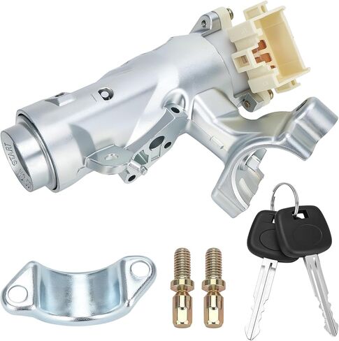 450201211 اسطوانة قفل مفتاح الإشعال مع مفاتيح لتويوتا كورولا 1998-2002، RAV4 1998-2000 استبدال 45020-38-1 45020-12-11 in Saudi Arabia