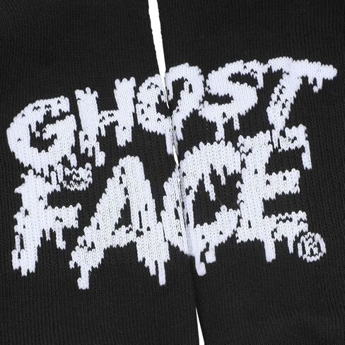 Bioworld Ghostface Bloody Mask Men’s Black Casual Crew Socks in Saudi Arabia