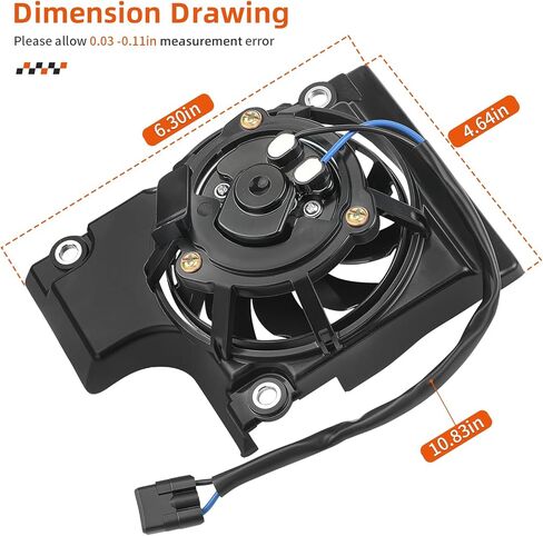 طقم مروحة المبرد لياماها YZ250FX YZ450FX WR250F WR450F 2019-2024 B3J-E24E0-V0-00 in Kuwait