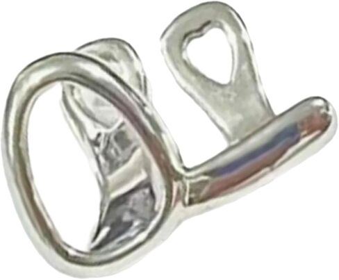 Fashion Forward Two Tone Barbell Body Jewelry Brass Stainless Steel Lightweight Teeth Piercing For Trendy Men And Women Comfo in Saudi Arabia
