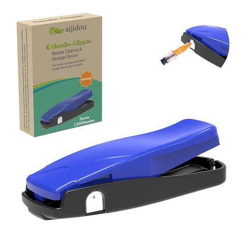 إبرة clipper لحقنة الأنسولين ، حاوية الأدوات الحادة المحمولة للتخلص من الأدوات الحادة ، متوافقة مع إبرة 28-32GA المحقنة ، والمنزل والسفر in Kuwait