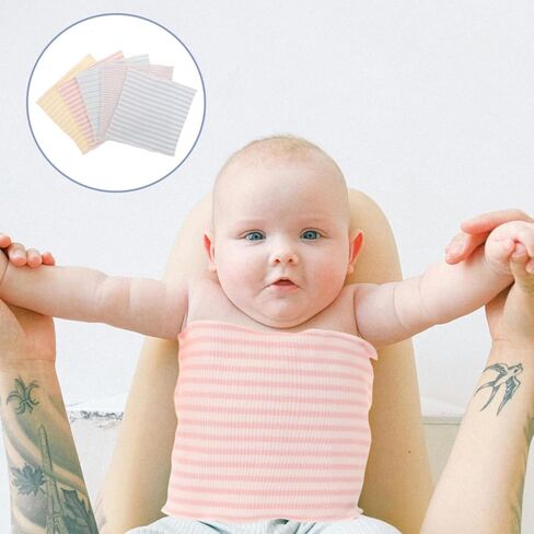 Totority Cotton Belly Circumference for Babies - Adjustable Soft Belly Button Band in Assorted Colors Comfortable Umbilical Cord Protector for Newborns in Saudi Arabia