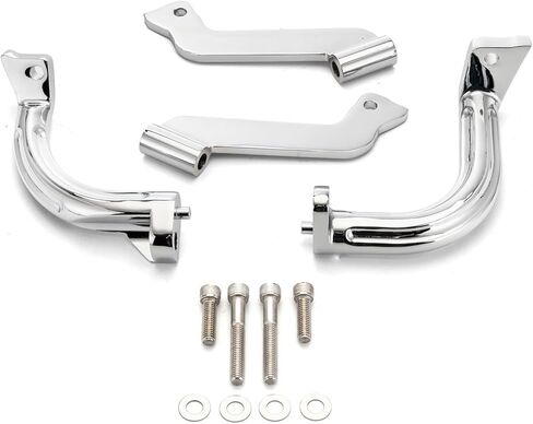 Wsays Driver Forboardboardboardboard Bracket Kit Tecbatible مع Harley Touring Street Electra Road Road Road King 2009-2025 ، Gloss Black in Kuwait