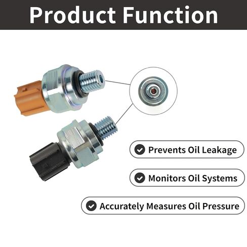 2 قطعة مستشعر ضغط ناقل الحركة 28600-P7Z-003 28600-P7W-003، مفتاح مستشعر ضغط الزيت 2ND-3RD Gear متوافق مع Honda Accord Odyssey Element Acura CL CSX MDX RSX RL TL TSX CR-V in Kuwait