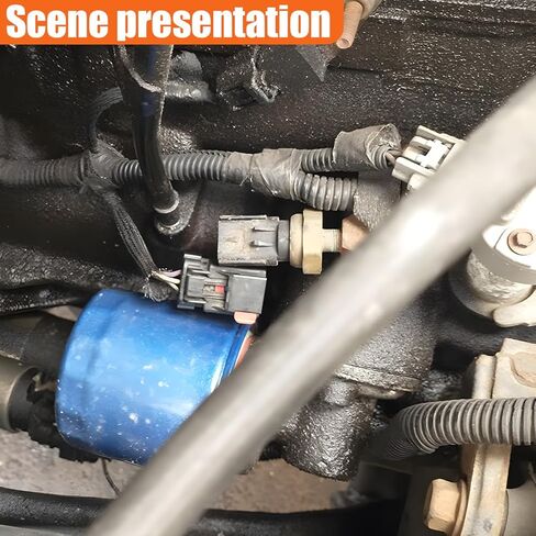 مفتاح إرسال مستشعر ضغط زيت المحرك، مقبس وحدة إرسال زيت ناقل الحركة يحل محل OEM #5149064AA، 5149062AA، 56028807AB، مناسب لكرايسلر ودودج ورام (أسود) in Saudi Arabia