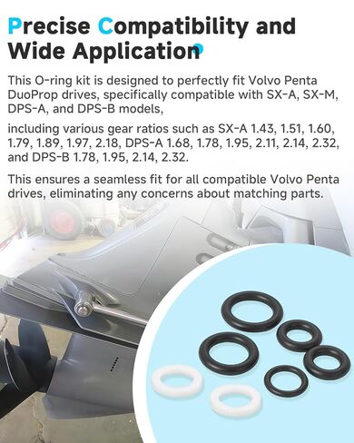 5 + 2 قطعة O-Ring جزء 3855081 للتهوية أو الصرف والجزء 3852045 Dipstick Outdrive Gearlube O-Ring يستبدل 955981 955974 مع 311598 غسالات نايلون متوافقة مع غطاء وقود فولفو بنتا وحشو in Kuwait