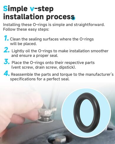 5 + 2 قطعة O-Ring جزء 3855081 للتهوية أو الصرف والجزء 3852045 Dipstick Outdrive Gearlube O-Ring يستبدل 955981 955974 مع 311598 غسالات نايلون متوافقة مع غطاء وقود فولفو بنتا وحشو in Kuwait