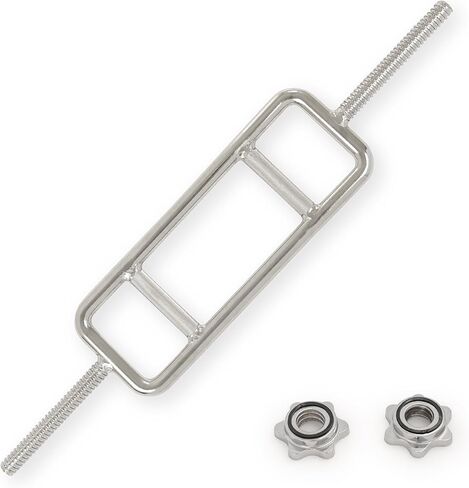 صني هيلث آند فيتنس 24 بوصة قضيب ثلاثي الرؤوس من الكروم الصلب مع أطواق حلقية - STTB-24 in Kuwait