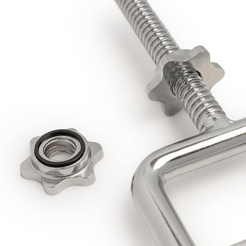 صني هيلث آند فيتنس 24 بوصة قضيب ثلاثي الرؤوس من الكروم الصلب مع أطواق حلقية - STTB-24 in Kuwait