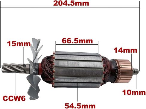 استبدال مرساة المحرك الدوار AC220V-240V لمنشار القطع GCO14-2 in Kuwait