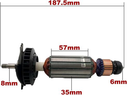 AC220V-240V المحرك الدوار مرساة استبدال لطاحونة زاوية DW824 DW821 DW818 DW456K DW456 D28154 D28153 in Saudi Arabia