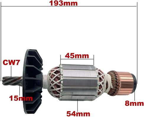 استبدال مرساة المحرك الدوار AC220V-240V لمنشار القطع GCO200 GCO220 GCO20-14 in Saudi Arabia