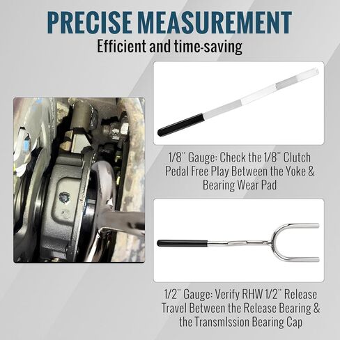 5035 Truck Clutch Adjustment Gauge Set, Professional Tool for Measuring Free Play & Release Bearing Travel, Adjusting Pull-Type Clutch in Saudi Arabia
