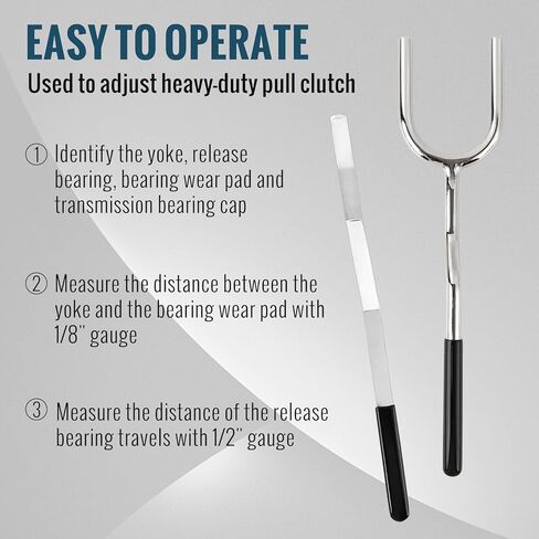 5035 Truck Clutch Adjustment Gauge Set, Professional Tool for Measuring Free Play & Release Bearing Travel, Adjusting Pull-Type Clutch in Saudi Arabia