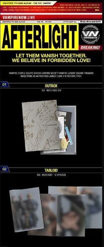 EN-HYPEN THE SIN : VANISH 7th Mini Photobook Album + Extra 3 EN-Photocards (AFTERLIGHT ver.) in Saudi Arabia