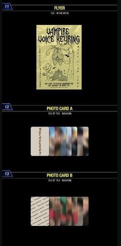 EN-HYPEN THE SIN : VANISH 7th Mini Photobook Album + Extra 3 EN-Photocards (AFTERLIGHT ver.) in Saudi Arabia