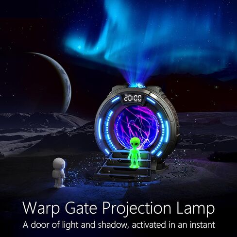 Astronaut Aurora Star Sky Projector,Plasma Globe Lamp/Star Light Projector for Children's Bedroom Sleep Aid Light,White Noise Bluetooth Music,Time Alarm Clock,Kids Room Decor,Christmas/Birthday Gift in Saudi Arabia