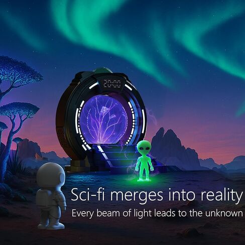 Astronaut Aurora Star Sky Projector,Plasma Globe Lamp/Star Light Projector for Children's Bedroom Sleep Aid Light,White Noise Bluetooth Music,Time Alarm Clock,Kids Room Decor,Christmas/Birthday Gift in Saudi Arabia