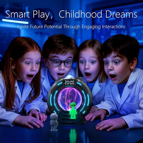 Astronaut Aurora Star Sky Projector,Plasma Globe Lamp/Star Light Projector for Children's Bedroom Sleep Aid Light,White Noise Bluetooth Music,Time Alarm Clock,Kids Room Decor,Christmas/Birthday Gift in Saudi Arabia