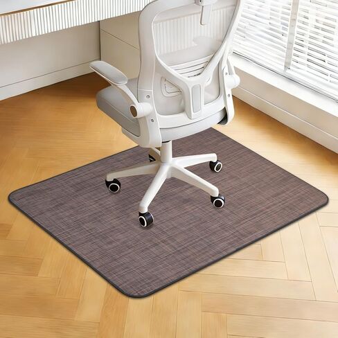Office Chair Mat for Carpet, 36x48 Heavy Duty Hard Chair Mat Floor Protector for Carpet Hard Wood Floor - Black in Saudi Arabia