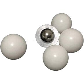 100 Count X 0.43 Cal. 2 Grams Each PVC/Steel Riot Balls Self Defense Less Lethal Practice Paintball