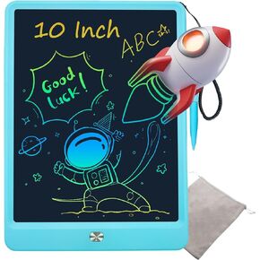 تابلت كتابة LCD ملون مقاس 12 بوصة من Ormosiat للأطفال - لوحة رسم تعليمية للفتيات والأولاد من سن 3 إلى 8 سنوات، مثالية للتعلم والسفر وأعياد الميلاد (وردي، 12 وردي)