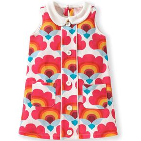 Bumeex Toddler Girls Clothes Cotton Short Sleeve Casual Girls Dresses for Kids 2-7 Years