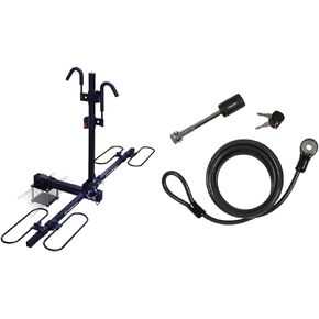 Swagman Bicycle Carrier TRAVELER XC2 RV Approved Hitch Mount Bike Rack , Black