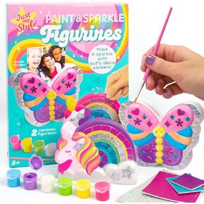 Just My Style Paint Your Own Mermaid Bank by Horizon Group USA. Paint & Decorate Your Own Coin Bank with Color Changing Sequin Decal & Metallic Holographic Paints, Blue