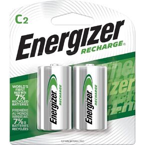Energizer Recharge Universal D Rechargeable Batteries, 2-Count