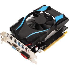 Luqeeg Gaming R7350 2GB GDDR5 128bit PCIE X16 3.0 Low Profile Graphics Card, GPU 1000MHz VGA and DVI Output Computer Video Card with 128 Stream Processor Chips for DirectX 12, 512 Stream Processor