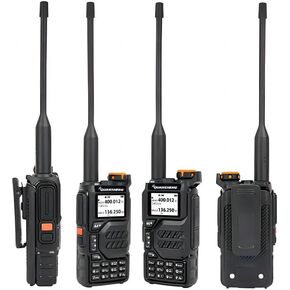 Quansheng UV-K5 Dual Band Radio 5 Watts Output with NOAA Weather Alert Type C Charge