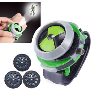 Grostmend Ben 10 Watch Toys Ben 10 Omnitrix Watch for Kids Ben Ten Ultimate Alien Projector Watch Games Action Figure Birthday Gifts